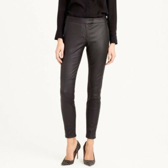 J. Crew Pants - NEW, J. CREW 'RYDER' LEATHER SKINNY PANTS